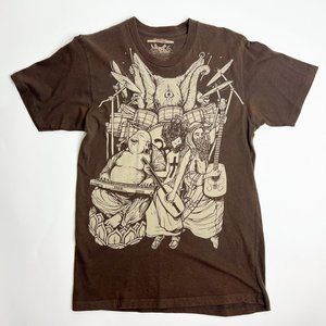 Threadless Spiritual Symphony Graphic Band Men Sz Small S T-shirt Graphic Band